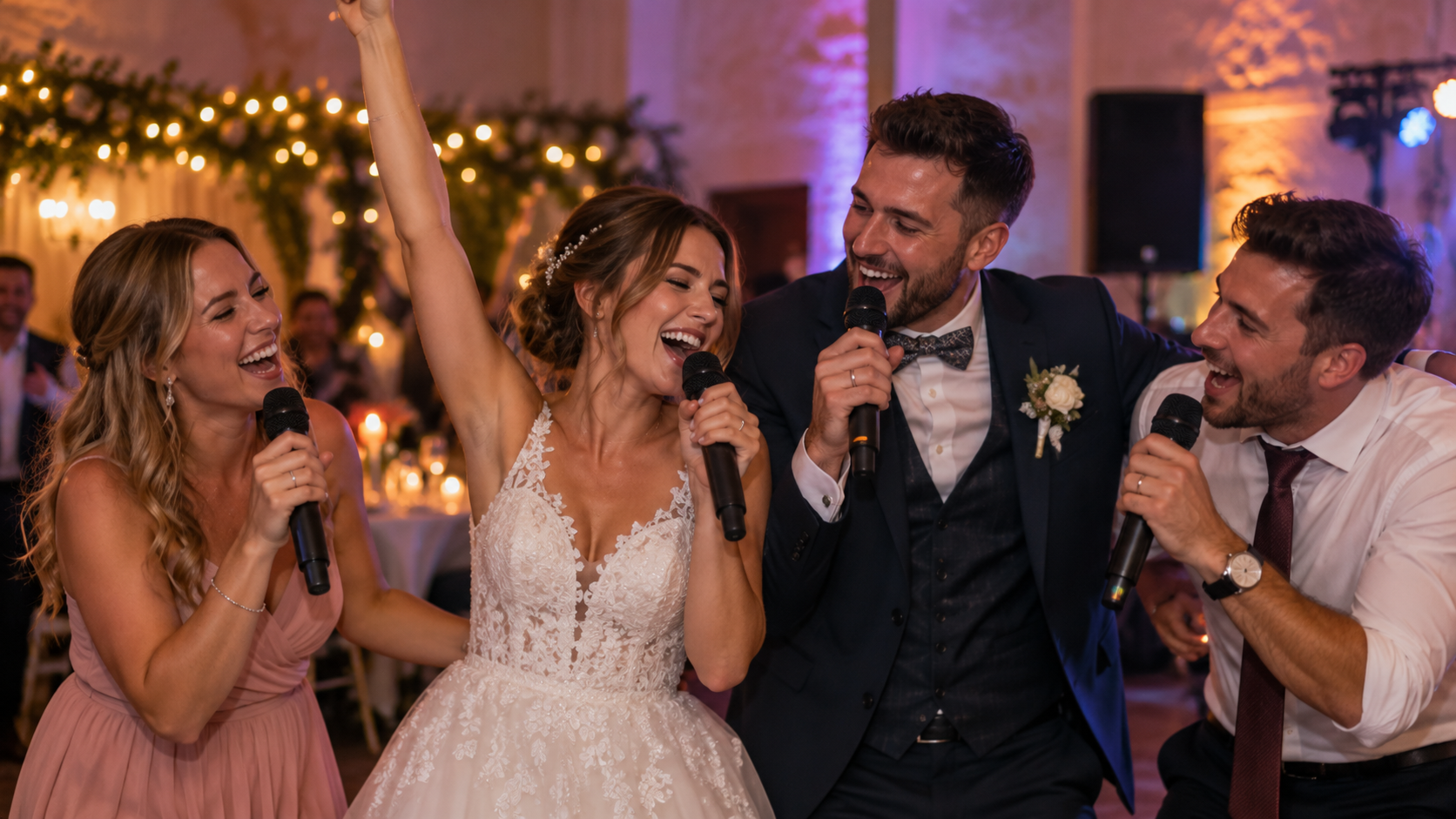Karaoke esküvőre – közös éneklés egy esküvői rendezvényen