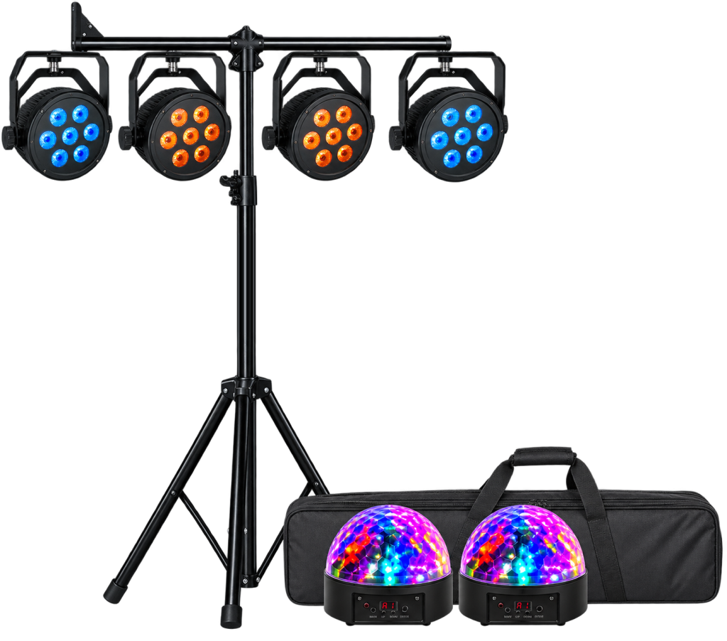 Led Par fényállvány szett