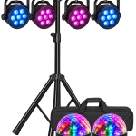 Led Par fényállvány szett