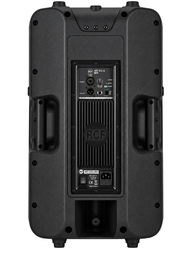 RCF ART 312-A MK4 aktív hangfal hátulnézet